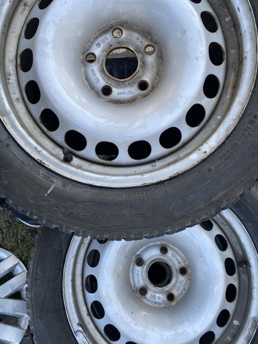 4 Kola stalowe 5x112 205/55 r16 kołpaki Volkswagen Audi
