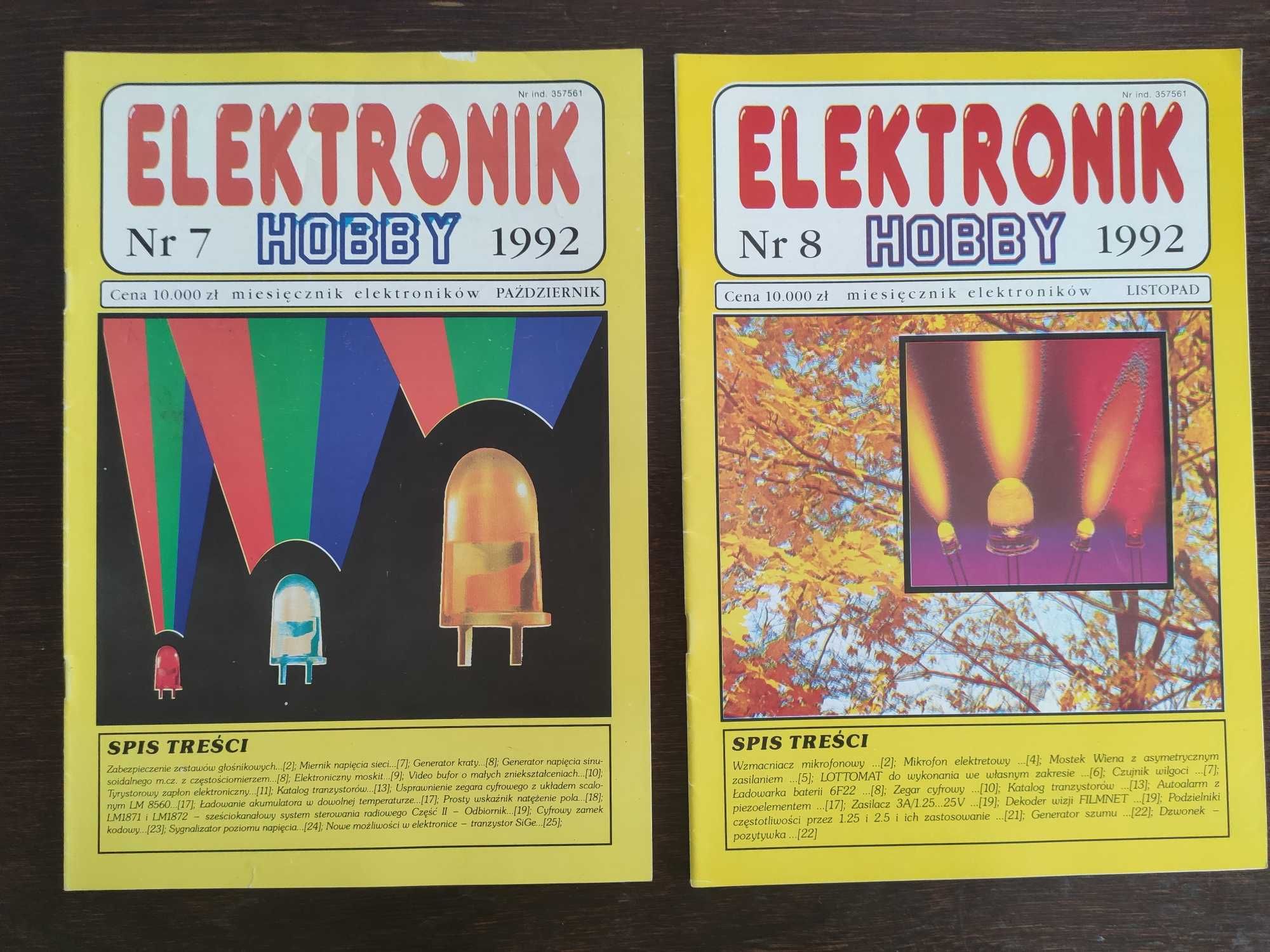 Elektronik Hobby - numery z lat 1992 i 1993