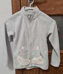 Bluza 128 szara polarowa