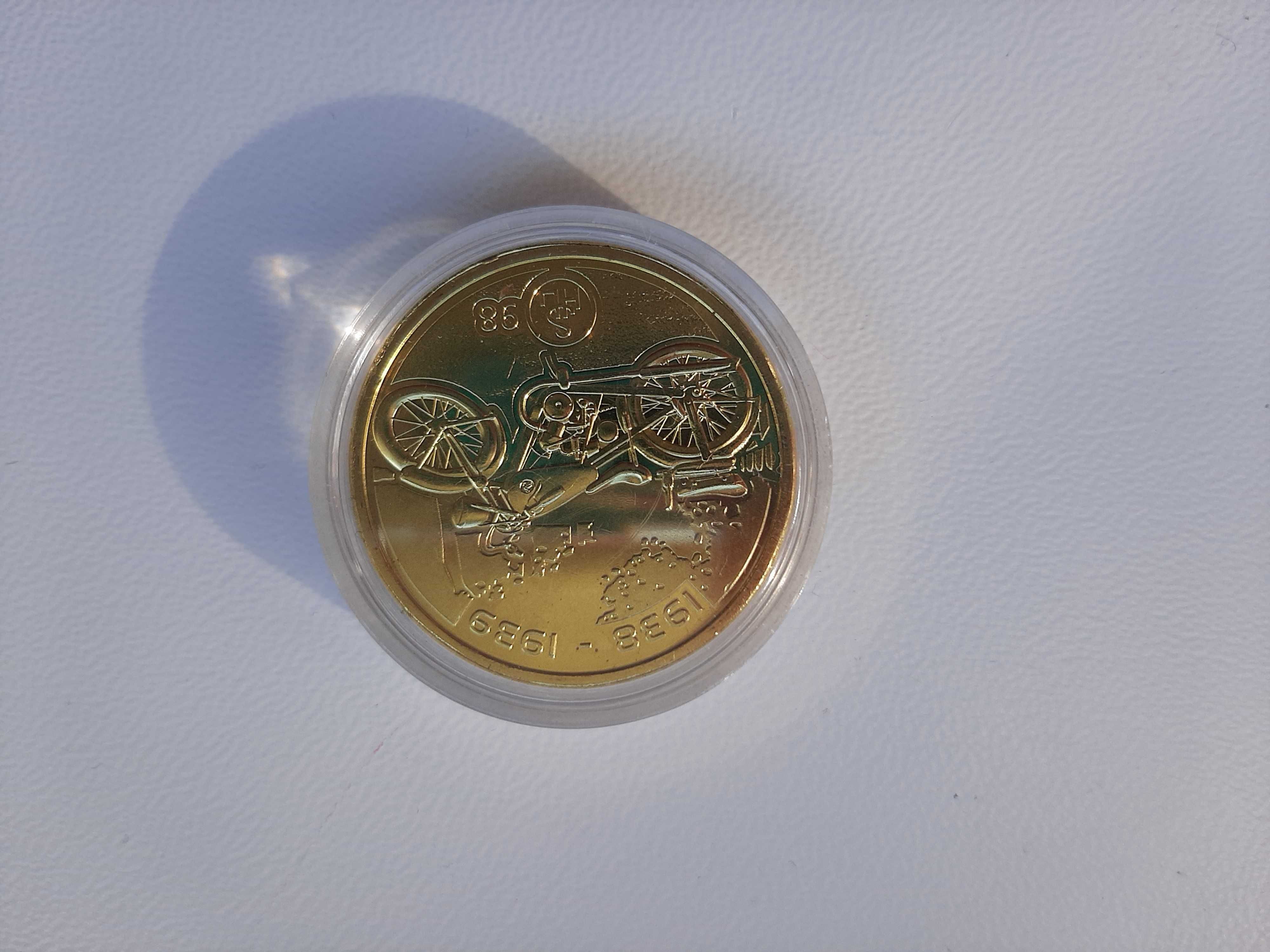 Numizmaty monety motocykle PRL- Orlen 5 sztuk