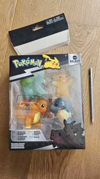 Pokemon figurki bitewne Select seria 1 zestaw transparentne