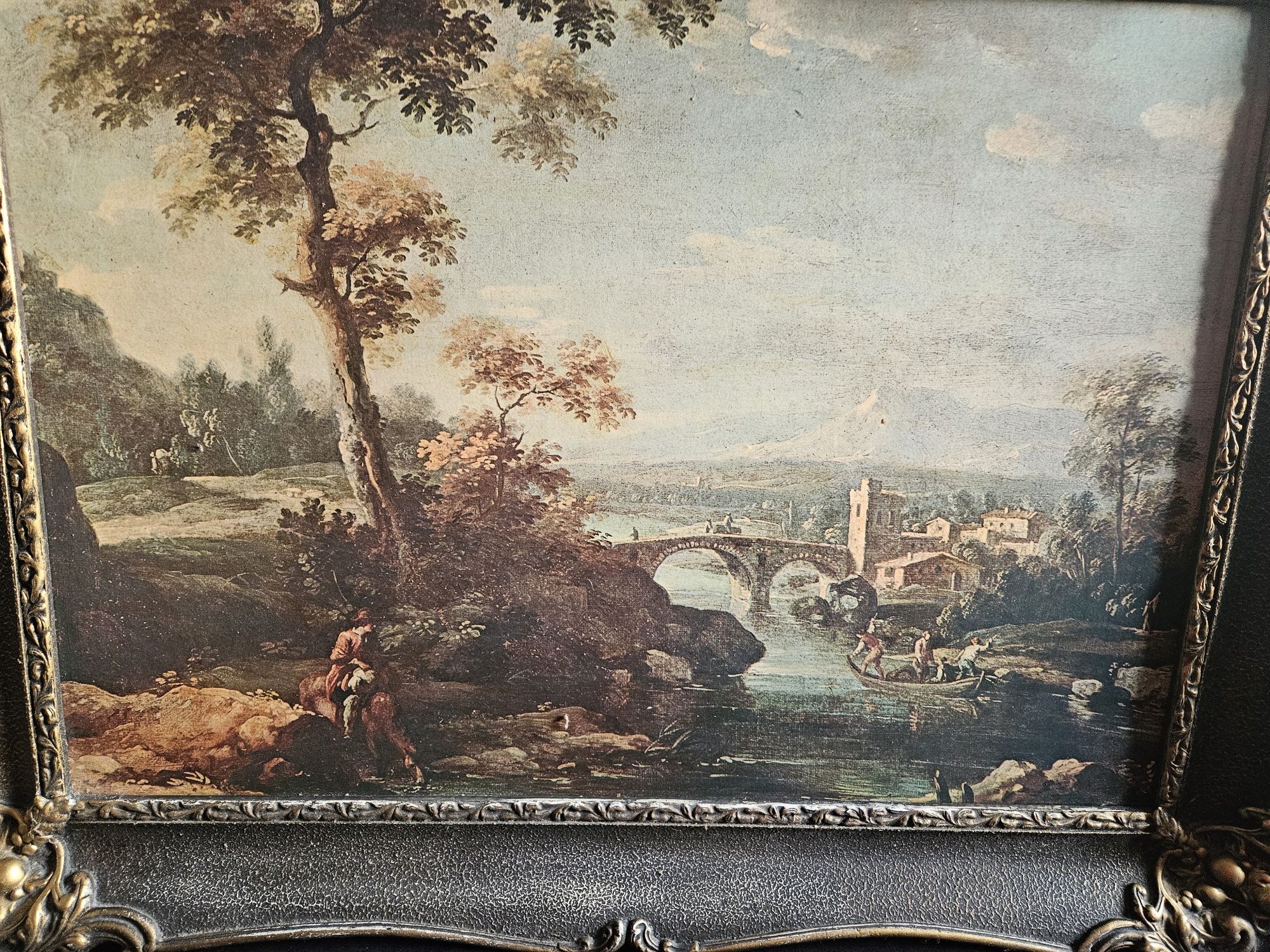 Obraz V.A LEONARDO Płynący Łodzią