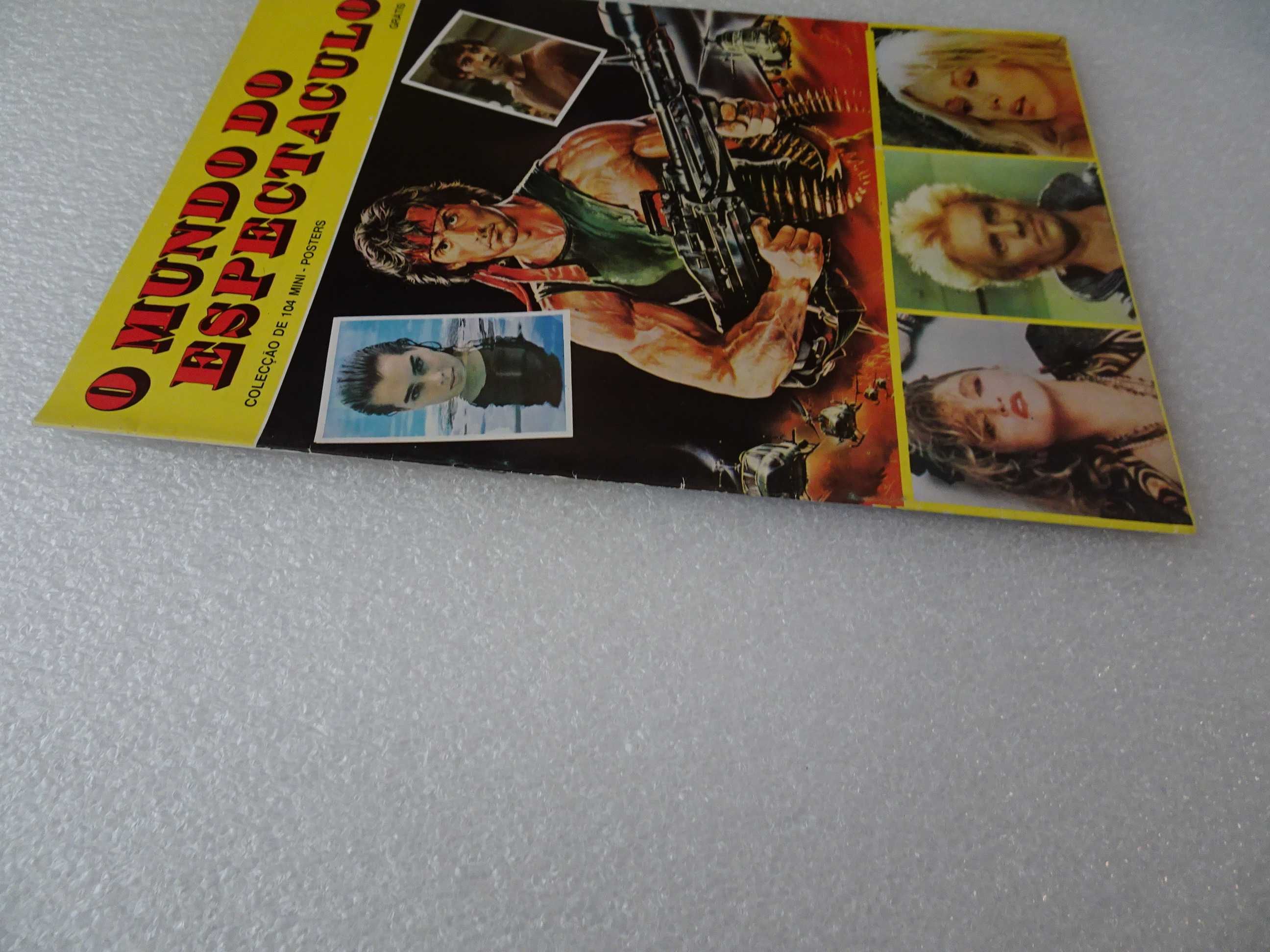 Caderneta de cromos vazia O Mundo do Espectáculo ..