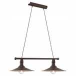Lampa Sufitowa Wisząca Loft Vintage Industrial Eglo Stockbury E27 Brąz