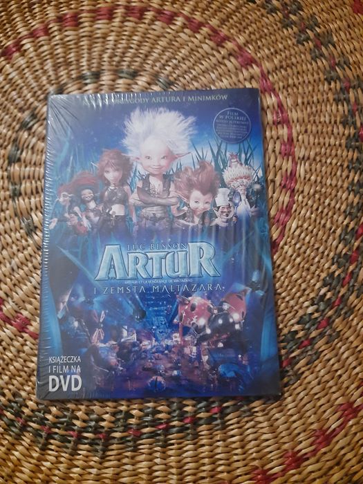 DVD z bajką Artur i Zemsta Maltazara