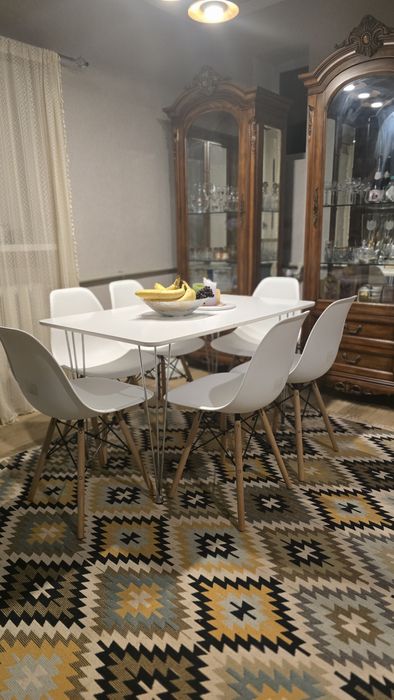 Обідній комплект стіл + 6 стільців з Юск