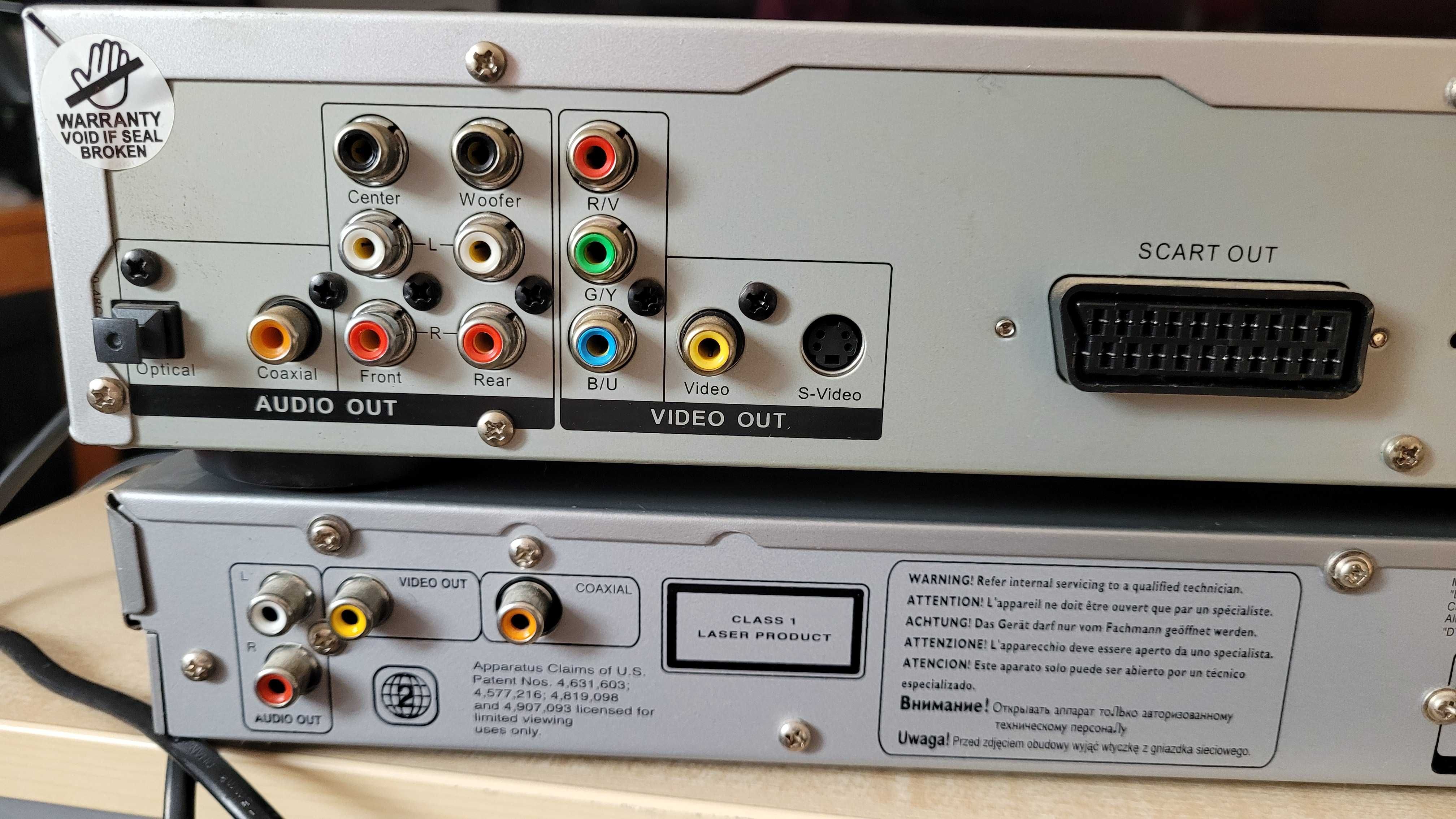 Odtwarzacz DVD Thomson DTH223E i MBO Dvd-Player 940 Plus komplet 2 szt