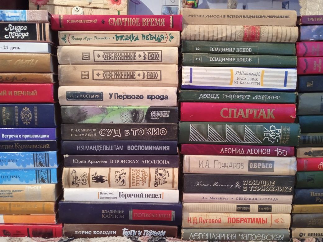 Голон, Гюго, Куприн, Леонов, Андре Моруа, Попов, Штильмарк, Быков...