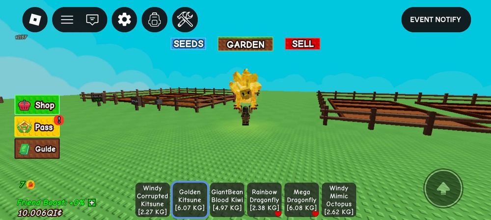 Пети grow a garden