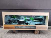Terrarium 100x40x40 z płyty meblowej wąż boa pyton KOŚCIAN