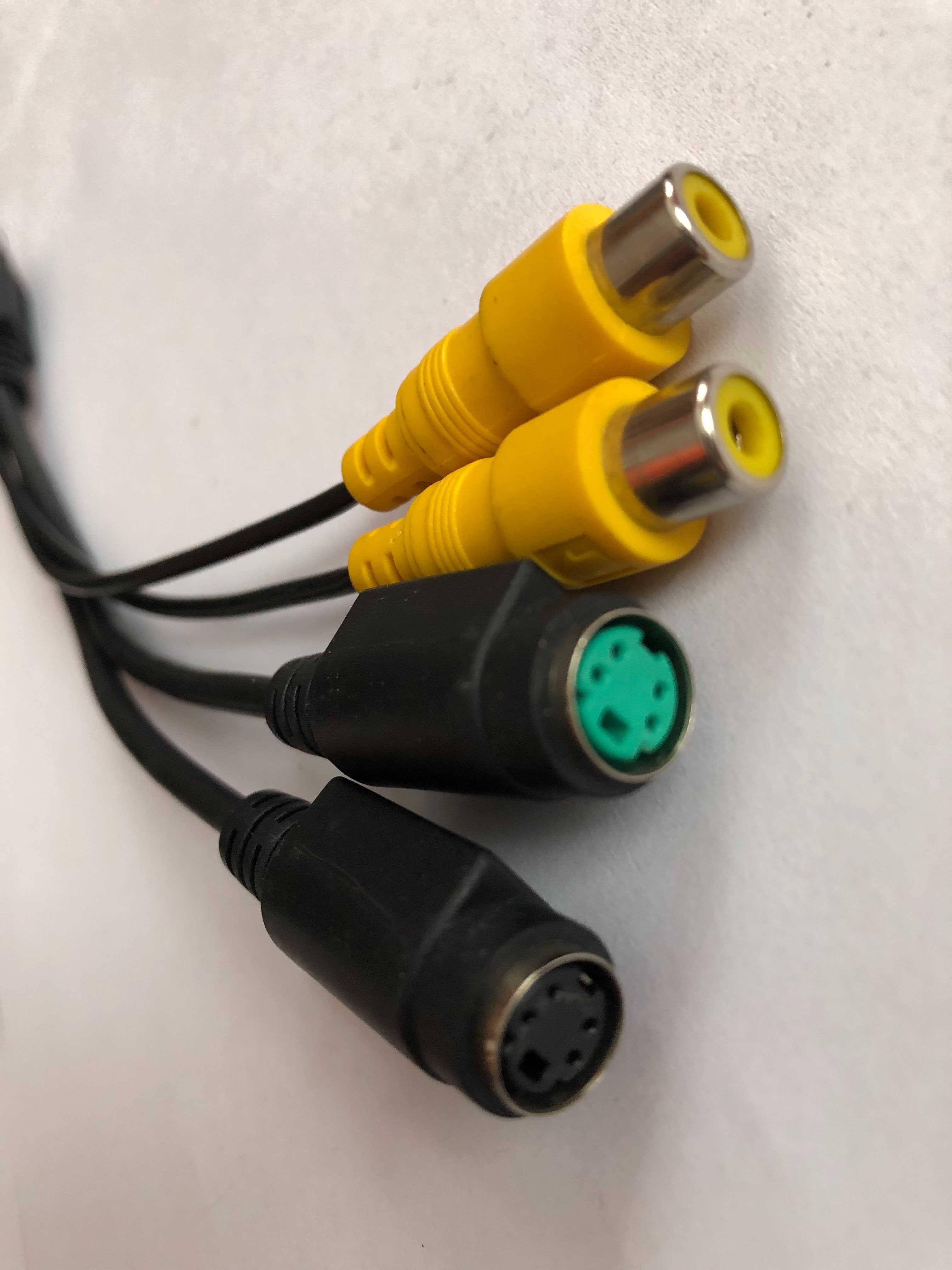 Przejściówka rozdzielacz złączka kabel adapter video