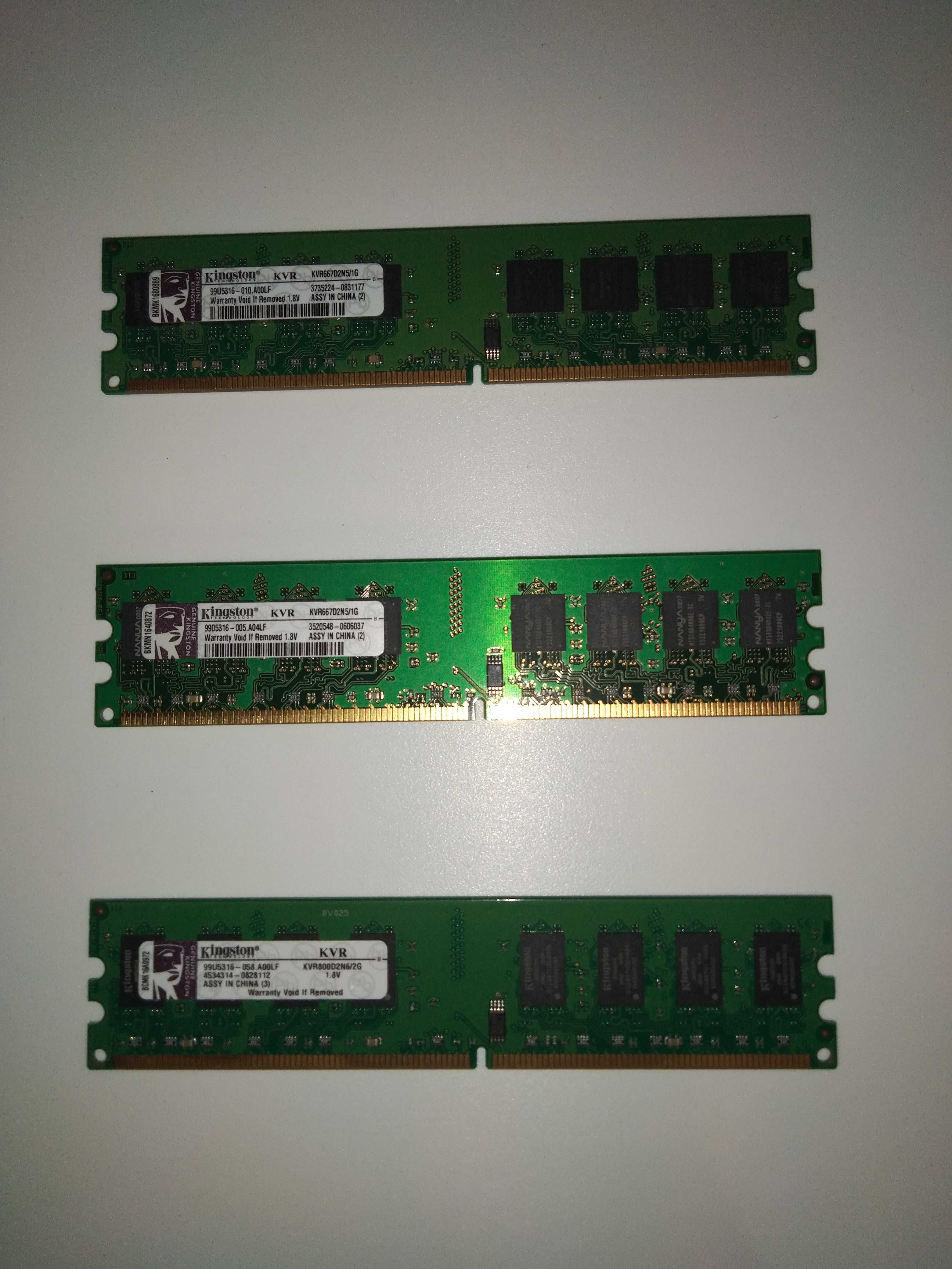 Memórias Dimm DDR2, DDR3 (Desktop)