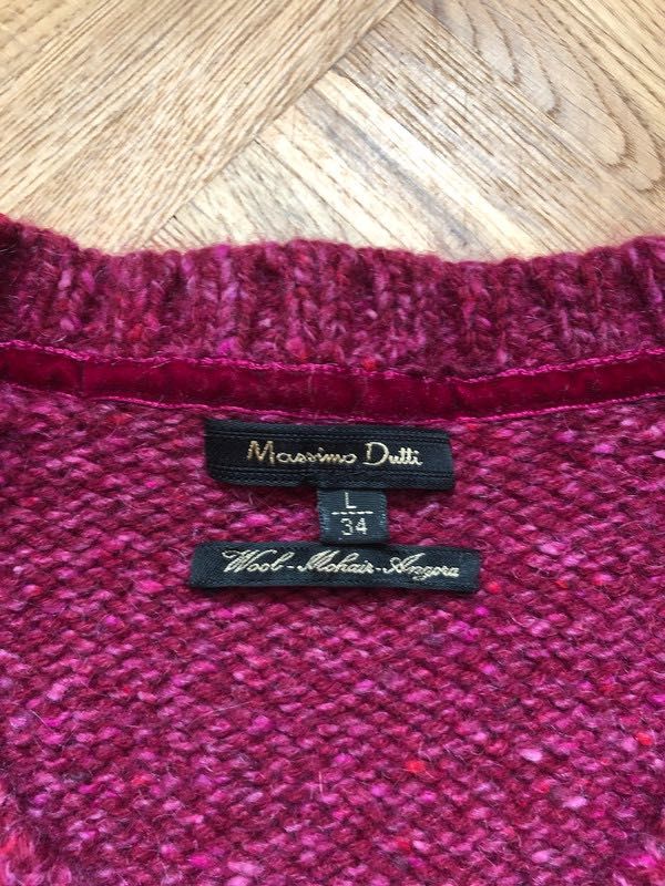 Wełniany sweter Massimo Dutti, rozmiar L