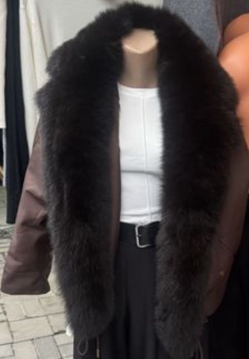 Парка куртка натуральне хутро