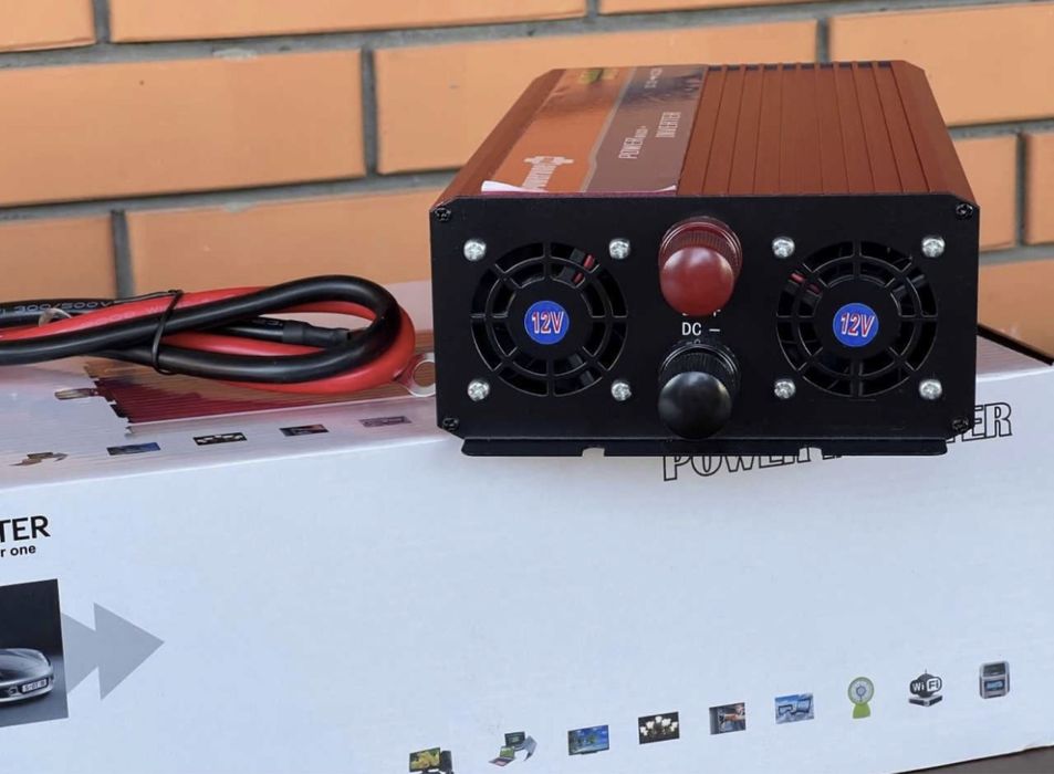 •НОВІ• Преобразователь тока 12 220V инвертор PowerOne 4000w