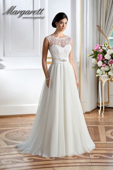 Suknia ślubna Adela Margarett Swarovski Margaret welon wesele ślub
