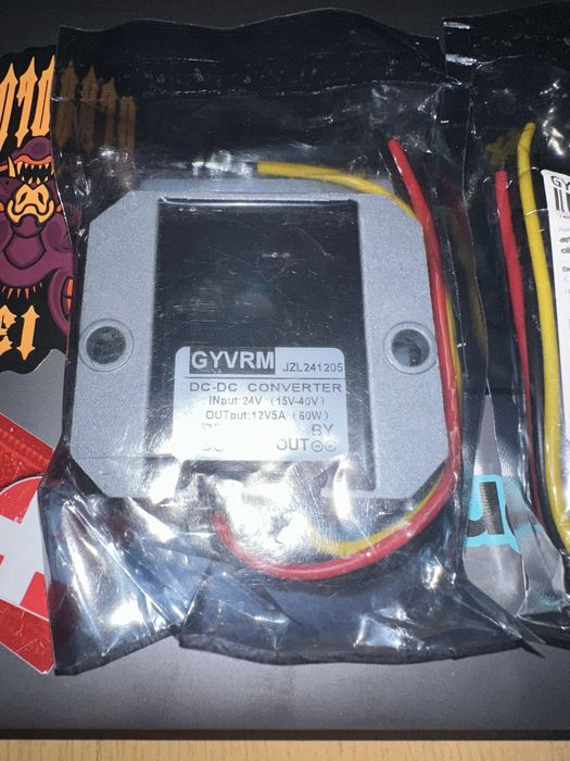 Понижуючий перетворювач 24 на 12 вольт 24 to 12 v