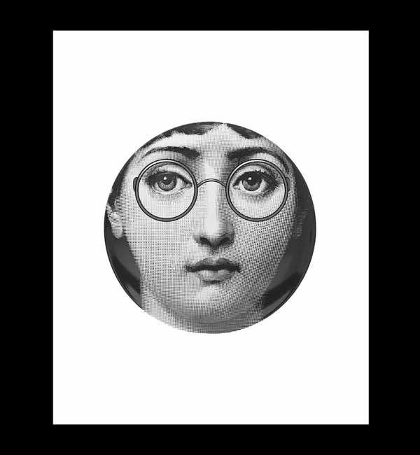 Plakat, Fornasetti - Okulary