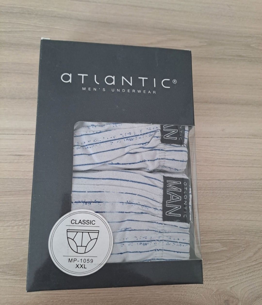 Slipy męskie Atlantic, rozmiar XXL, 2PACK, classic