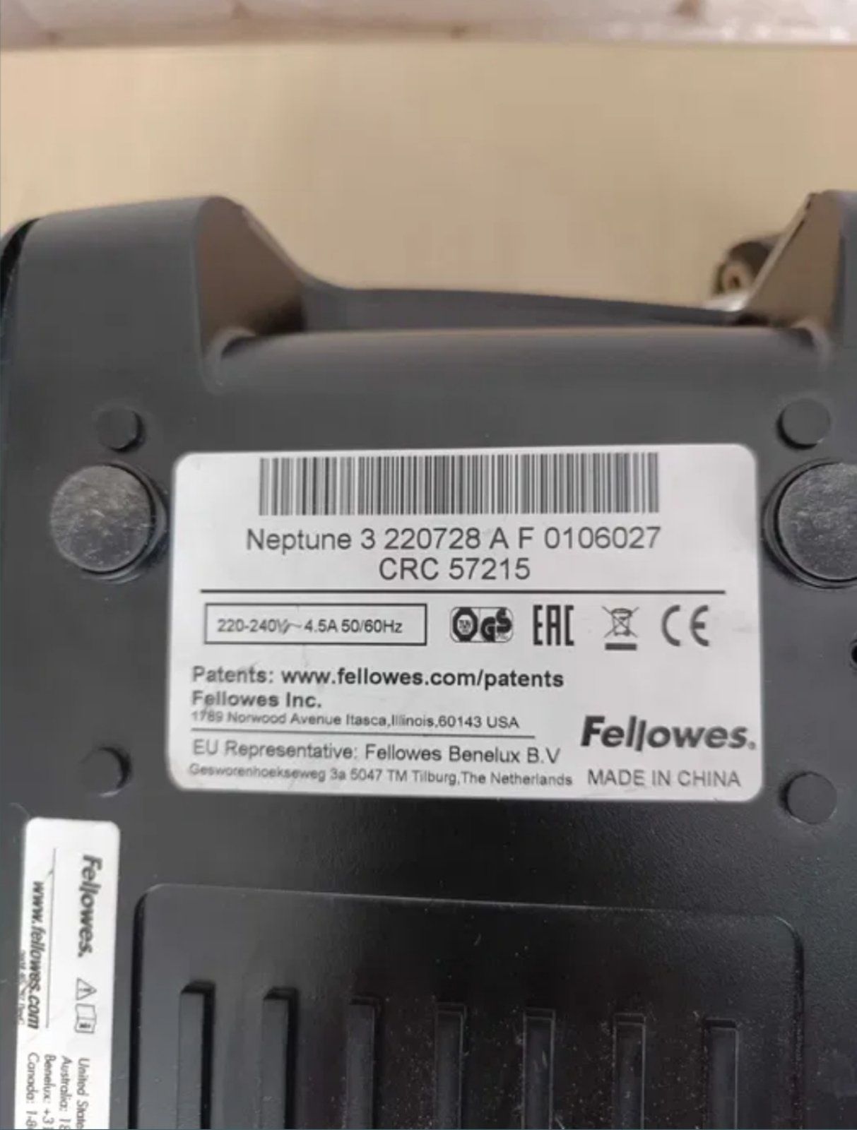 Ламінатор ламинатор Fellowes Neptune 3 A3 під відновлення