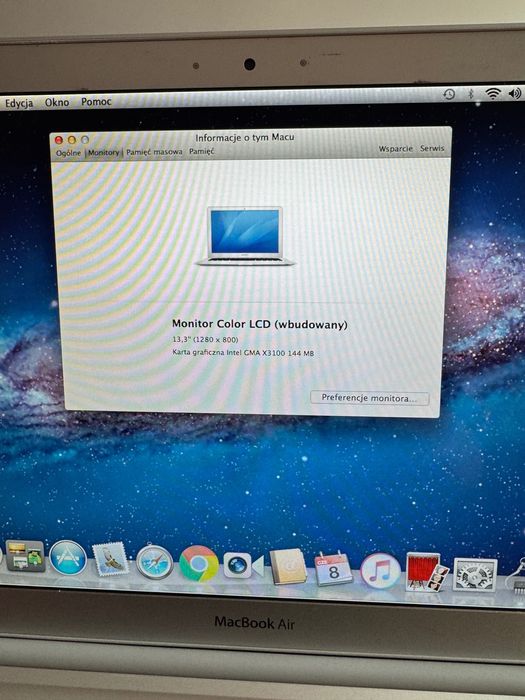 MacBook Air z ekranem 13.3 cala