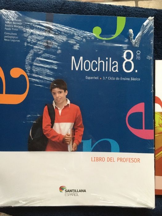 Mochila 8º ano, Espanhol - 3º Ciclo do Ensino Básico - Libro del Prof.