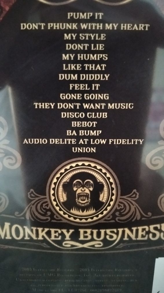 CD Black Eyed Peas - Monkey Business