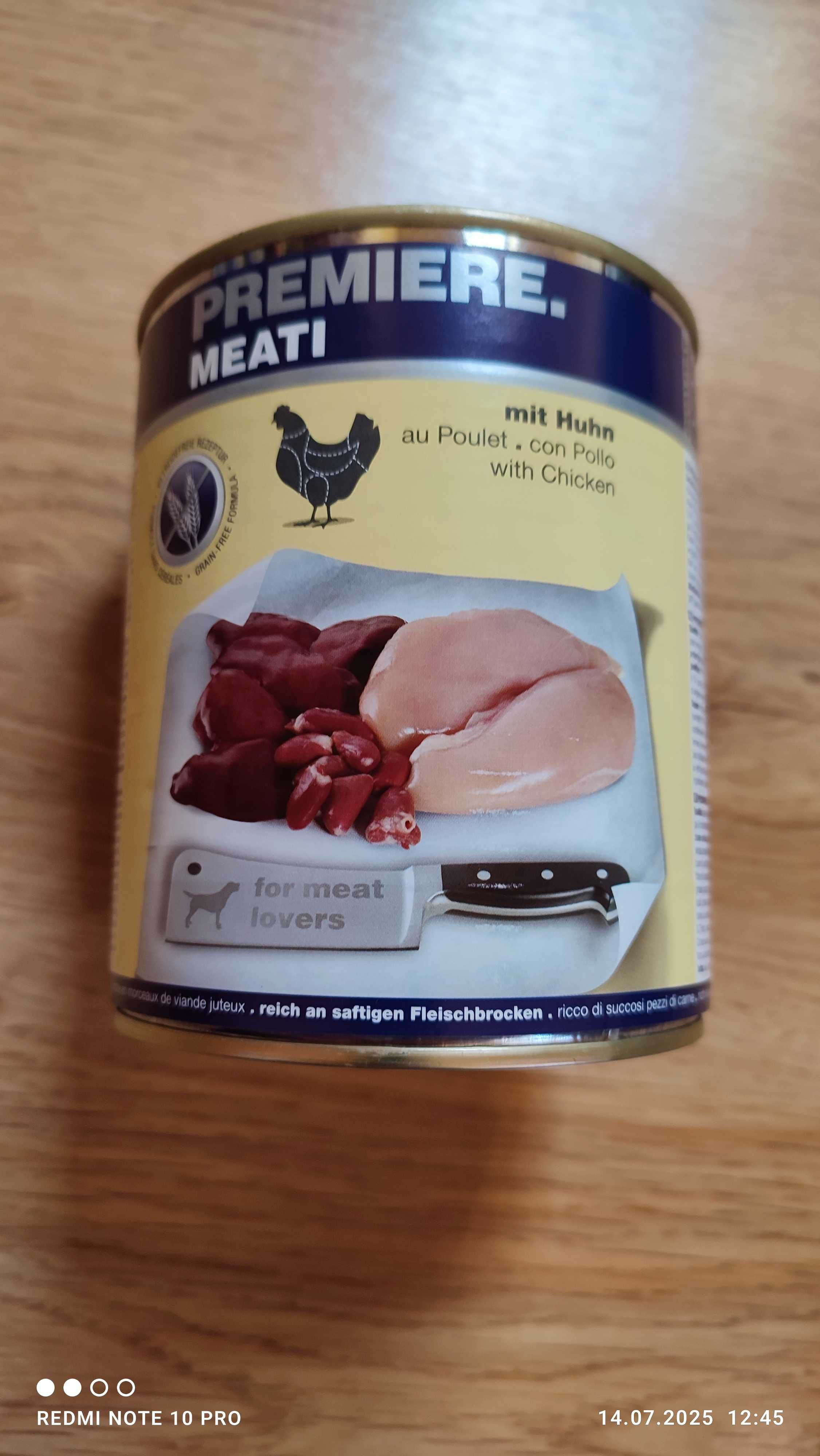 PREMIERE Meati Kurczak 6x800g mokra karma dla psa