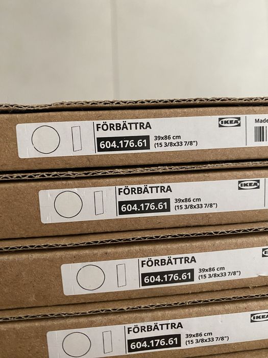 Ikea nowy panel FÖRBÄTTRA 39x86 cm biały MAT