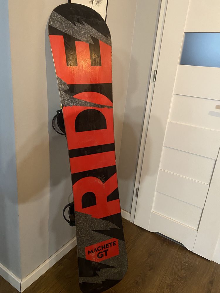 Zestaw snowboard RIDE Machete Gt 160cm + wiązania Ride Revolt