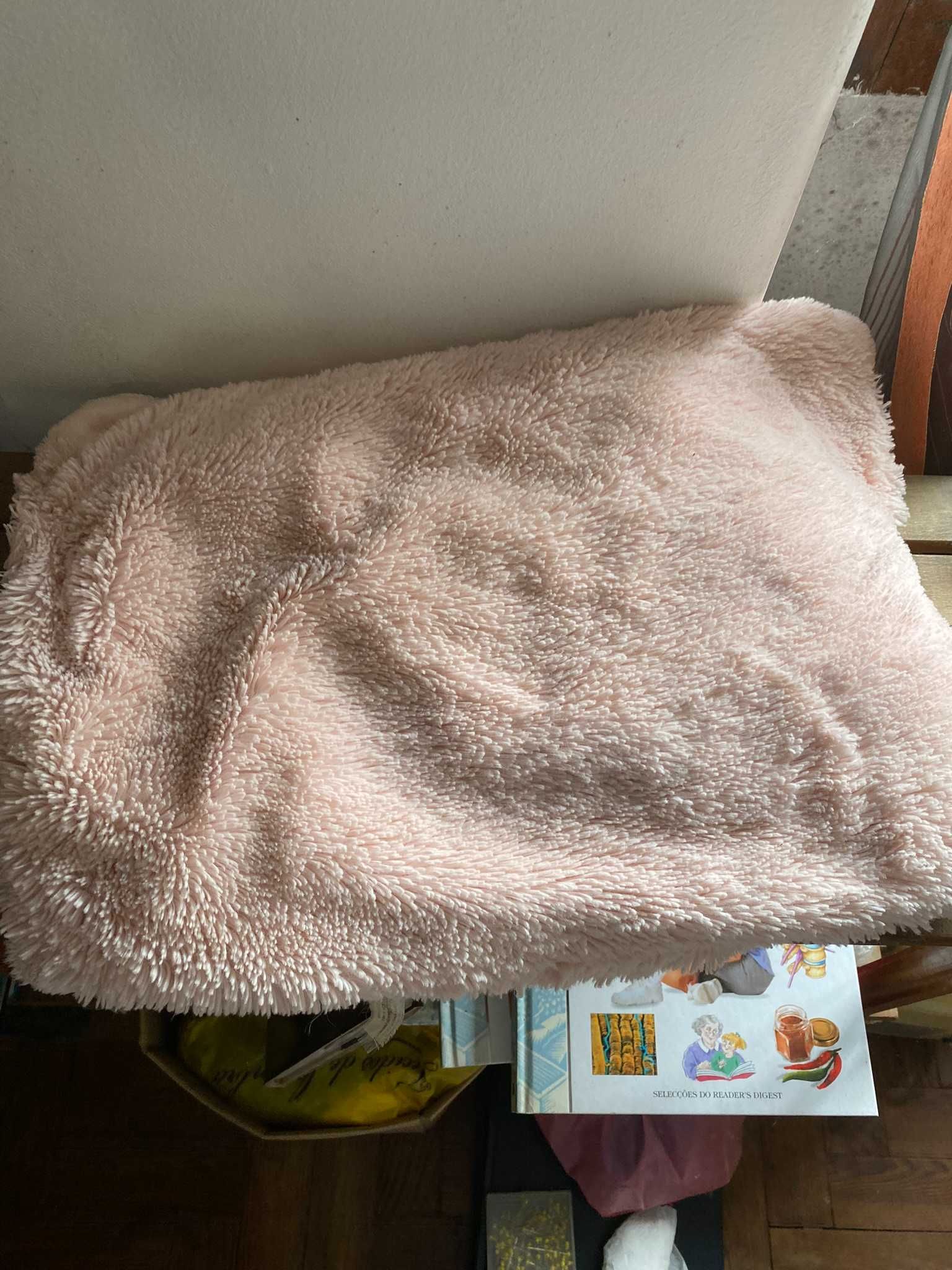 saco de agua quente rosa fofinho