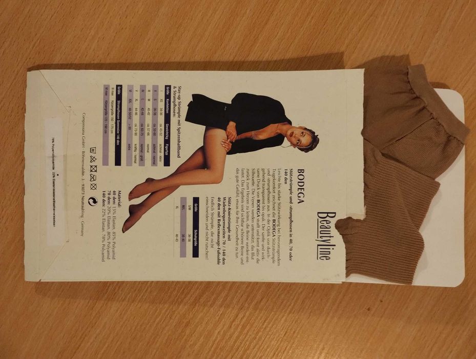 Podkolanówki profilaktyczne z uciskiem .