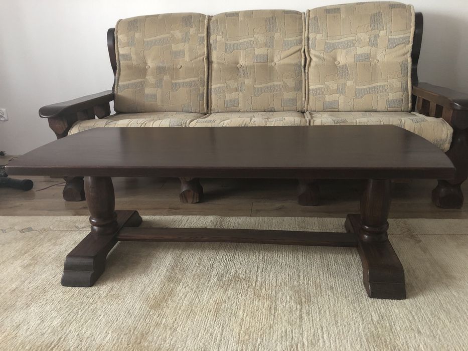 Stolik Ława drewniana lite drewno