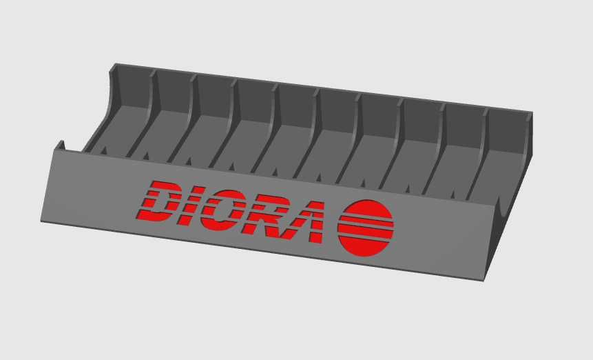 Stojak podstawka na 10 kaset magnetofonowych Diora