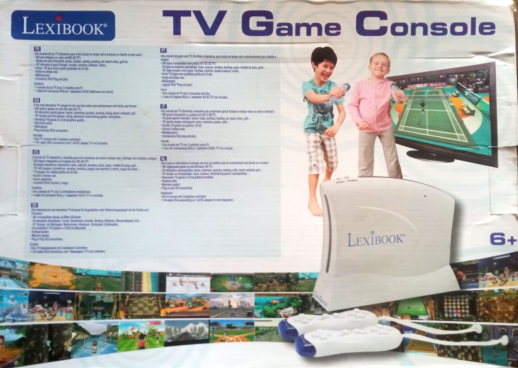 Consola TV Game - 200 jogos - 32bits   Lexibook