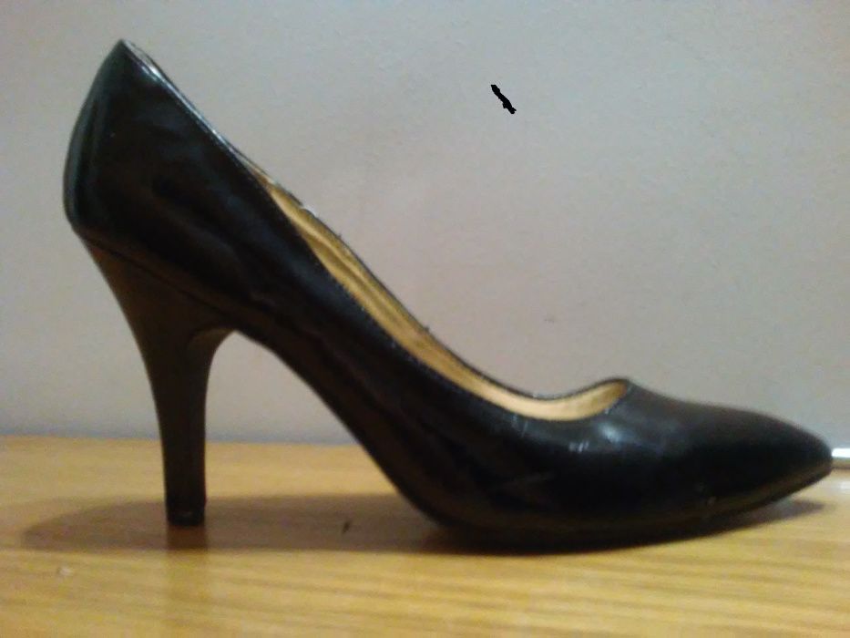 buty szpilki czarne  28cm- 55zł