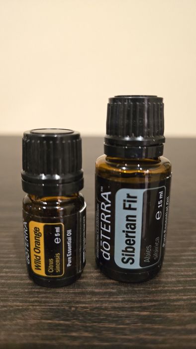 Doterra siberian fir jodła syberyjska I wild orange pomarańcza
