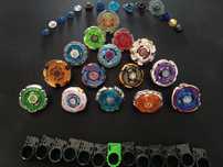 Arena, Beyblades metal e lançadores