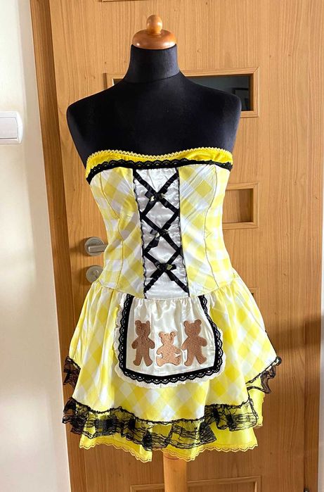 Strój przebranie bal karnawałowy Złotowłosa roz.S