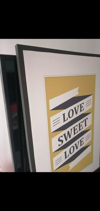 Tela decorativa como nova