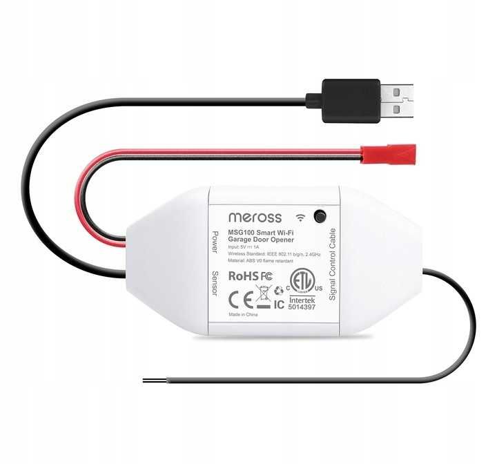 Meross Inteligentny Przełącznik Drzwi Garażowych Apple Homekit