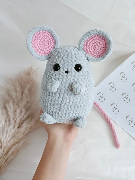 Maskotka mysz Malwina handmade