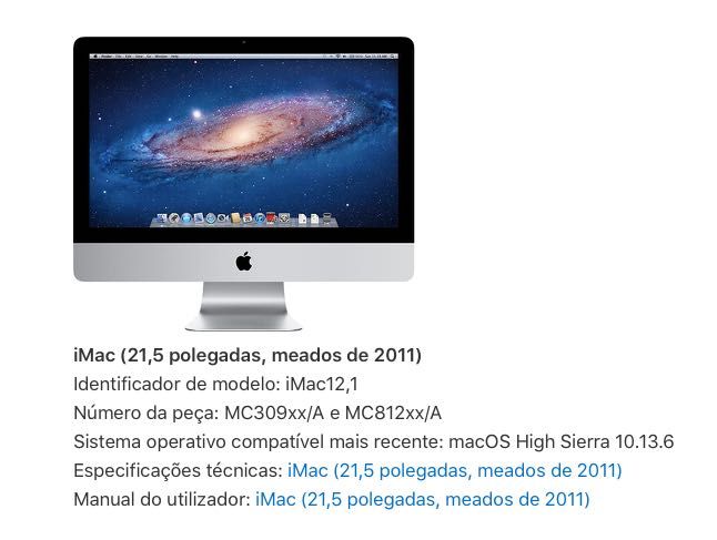 iMac (21,5 polegadas, meados de 2011)