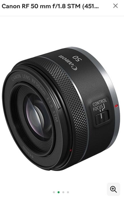 Canon RF 50 mm f/1.8 STM