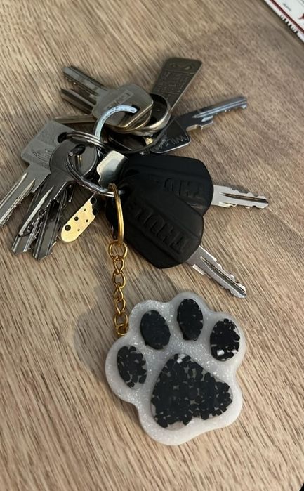 Breloczki łapka pupila, imię, adres, nr telefonu