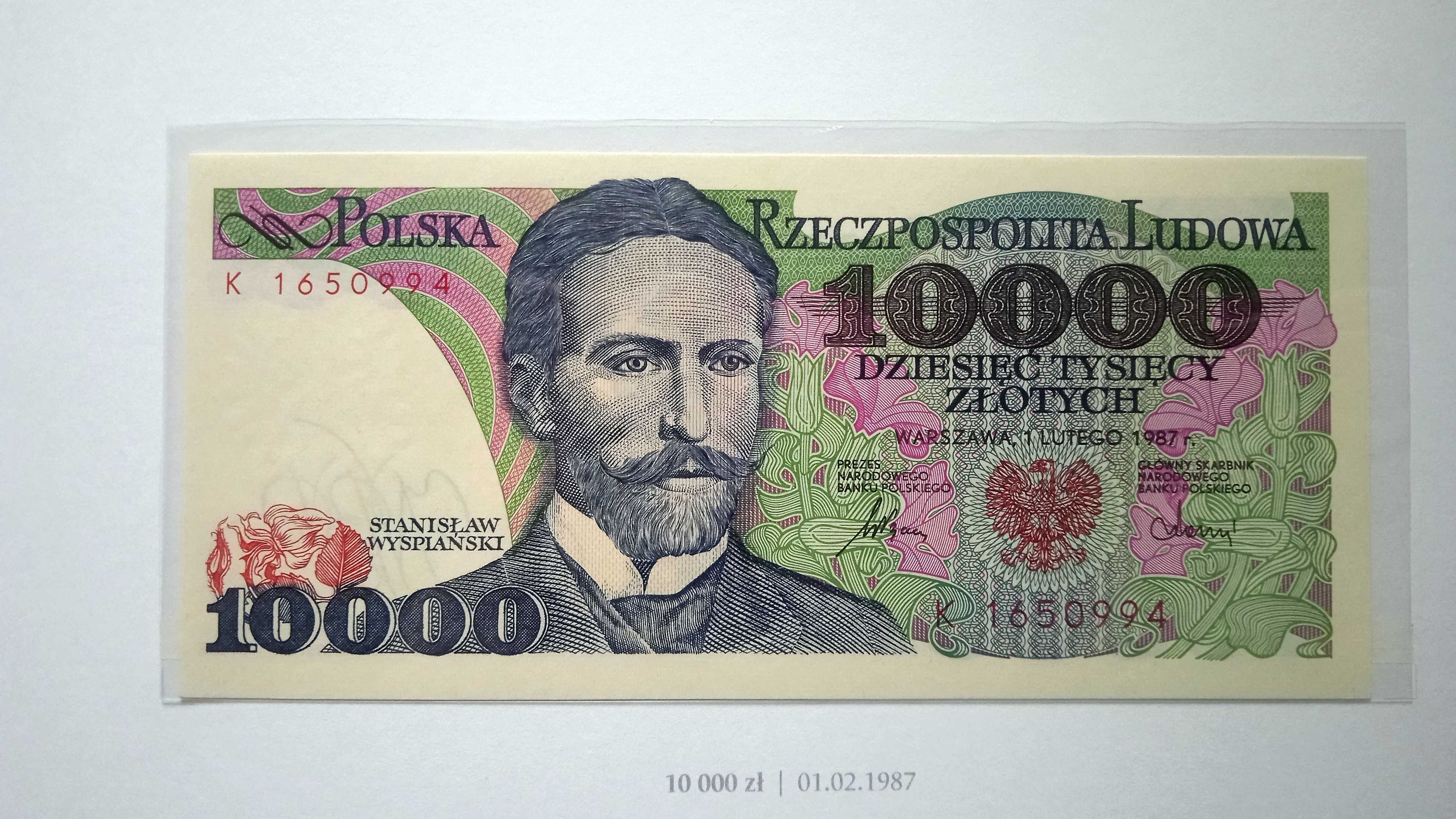 10000 zł   1987   K   st.1 UNC