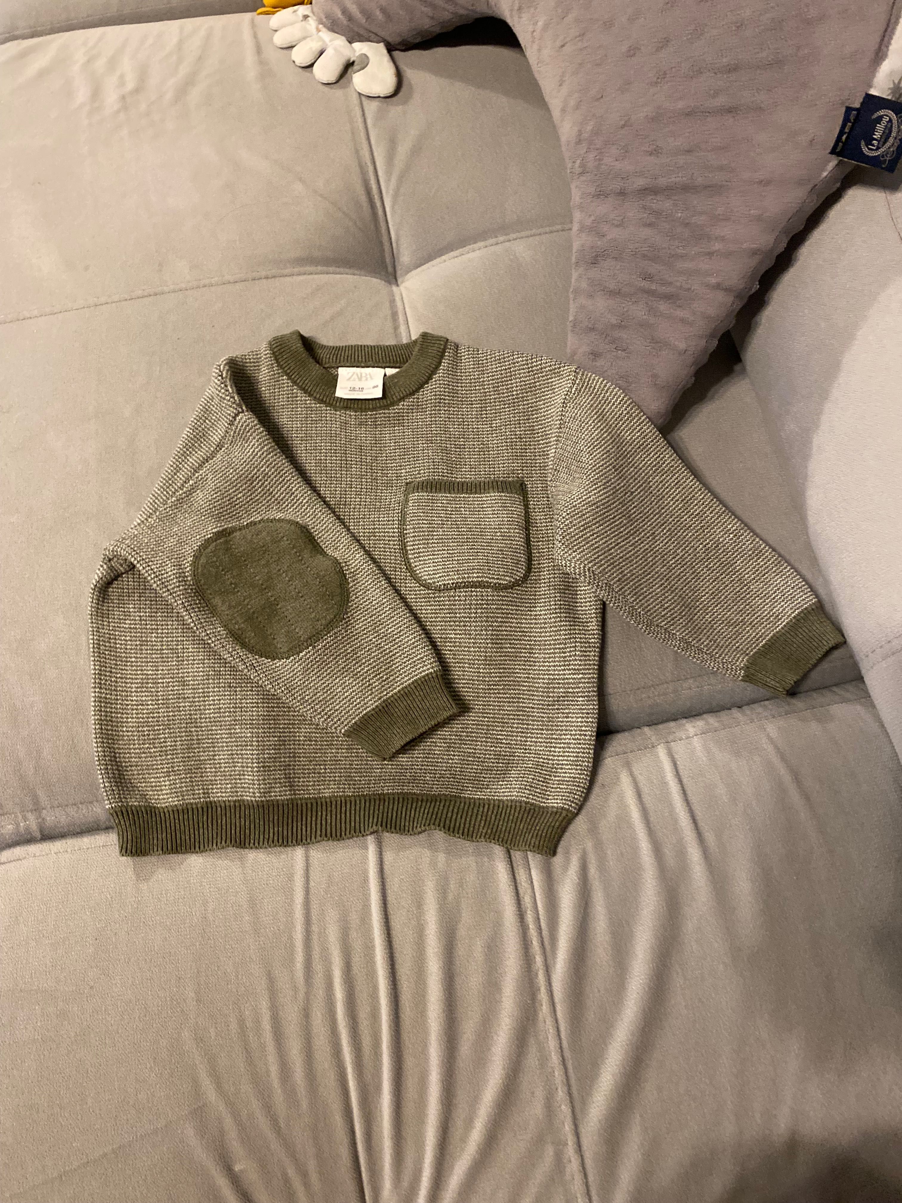 Sweter Zara 86 stan idealny zielony