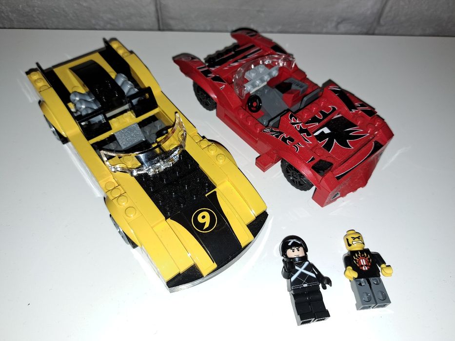 Lego dwa auta samochody