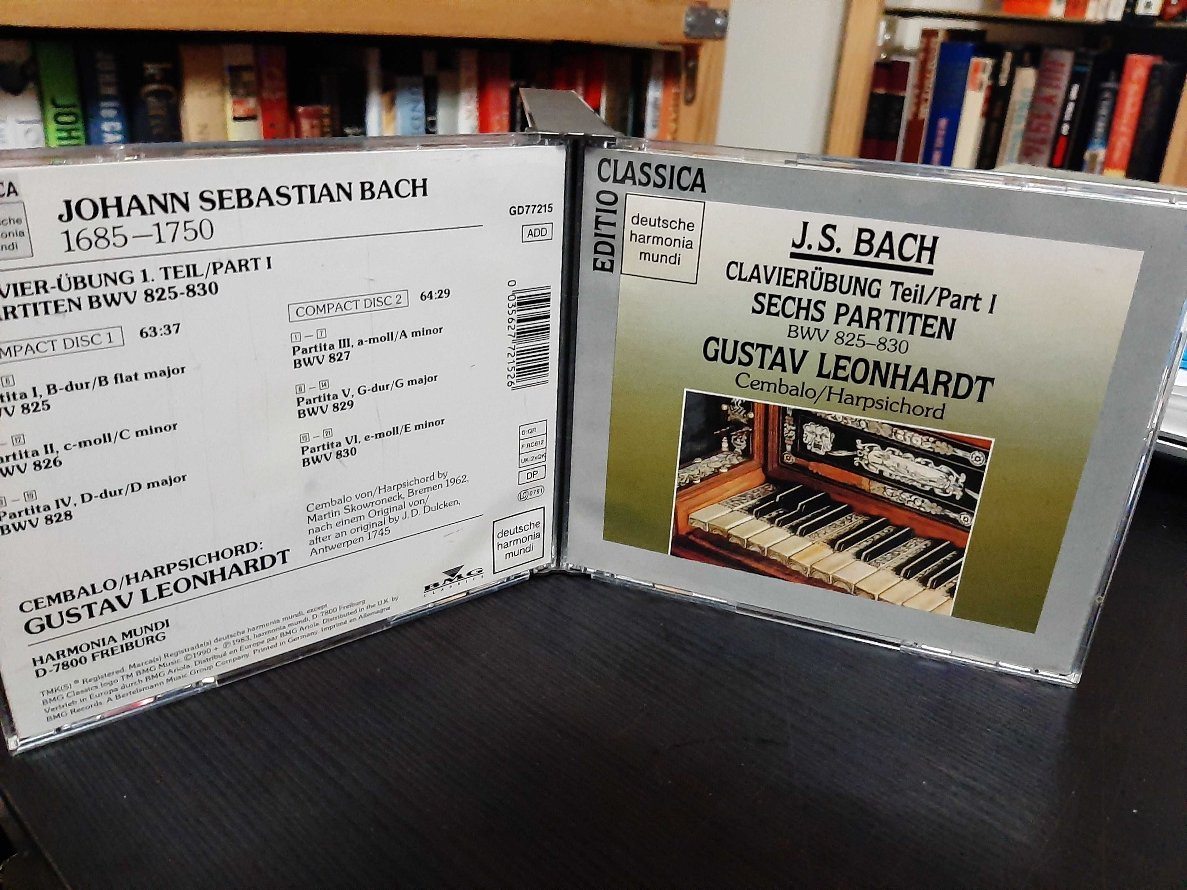 Bach – Clavierübung Part I ∙ Six Partitas, BWV 825-830 – Gus Leonhardt
