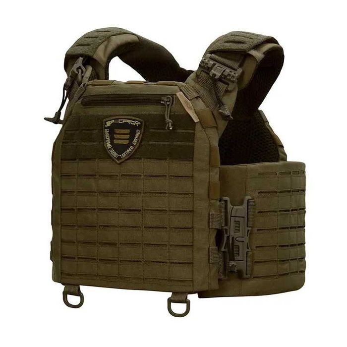 Плитоноска SPECPROM WARMOR Gen.5 V2 + 3 підсумки під магазини Олива